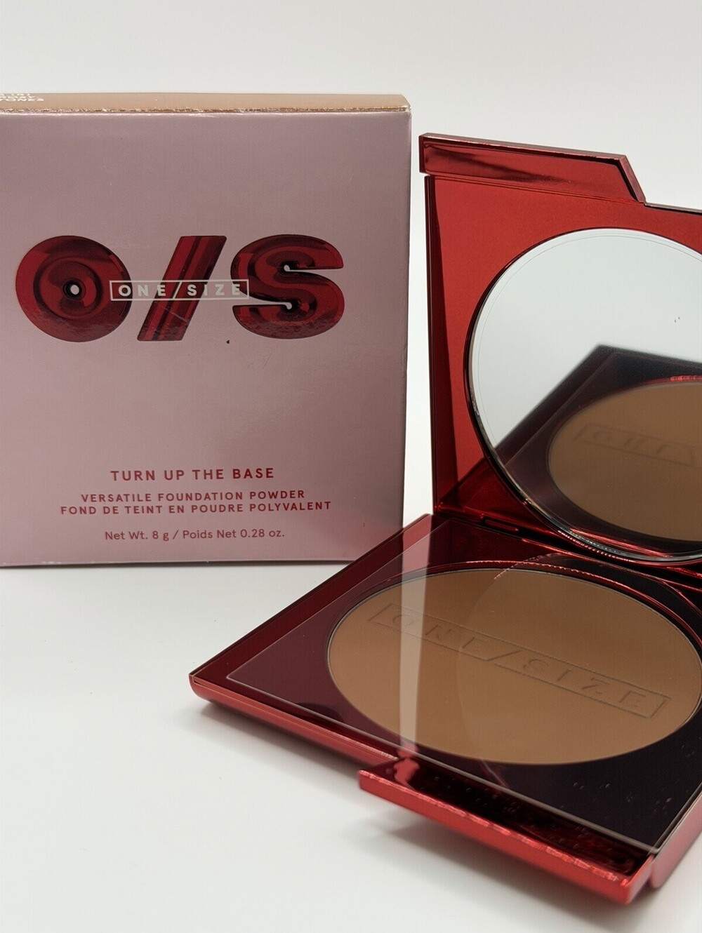 ONE SIZE Turn Up The Base Powder Foundation Deep 3 R 0.28 oz NEW IN BOX